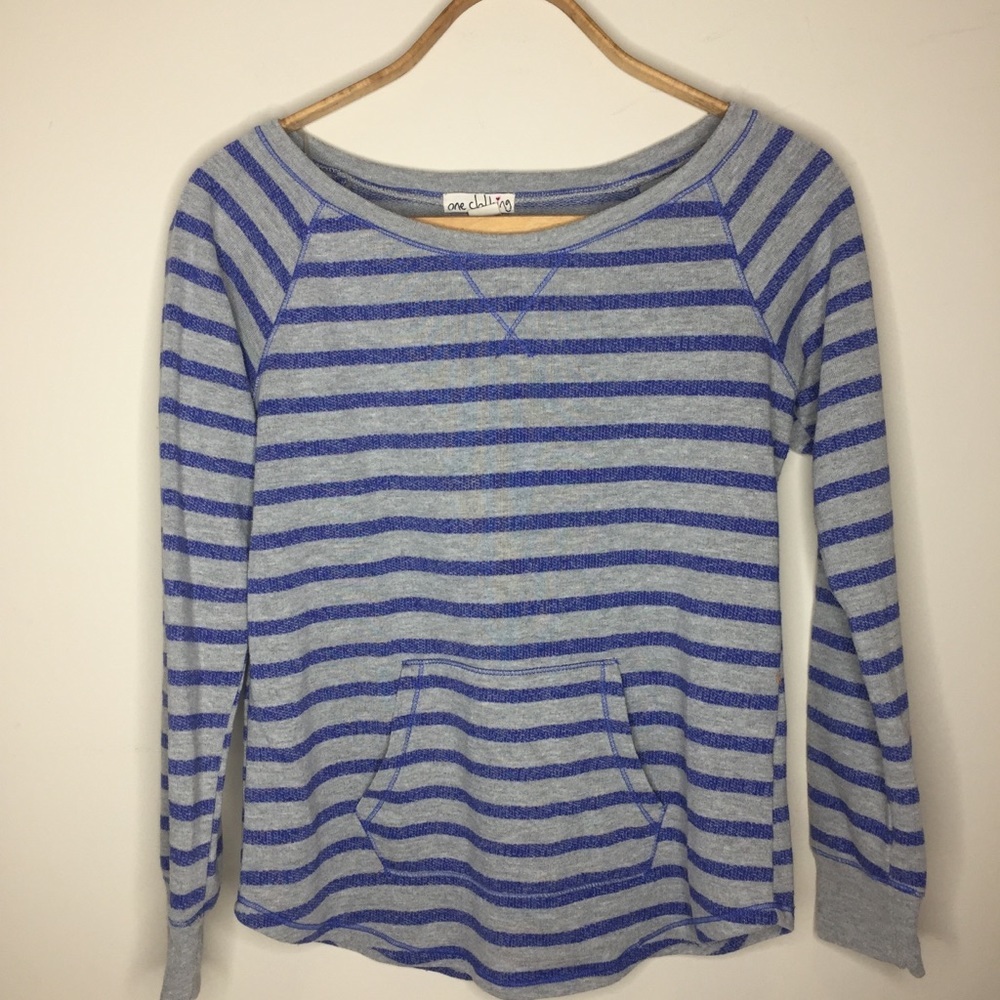 One Clothing | Pullover Striped Sweatshirt